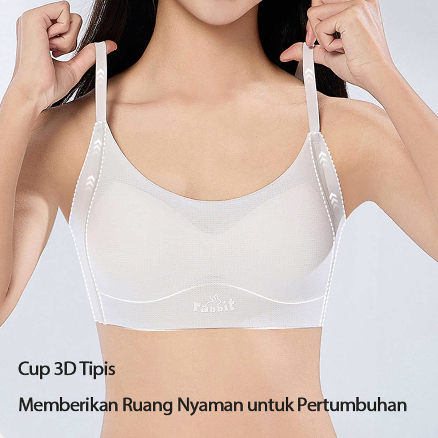 EDRAME miniset bra remaja seamless tanpa kawat S004 — detail 5