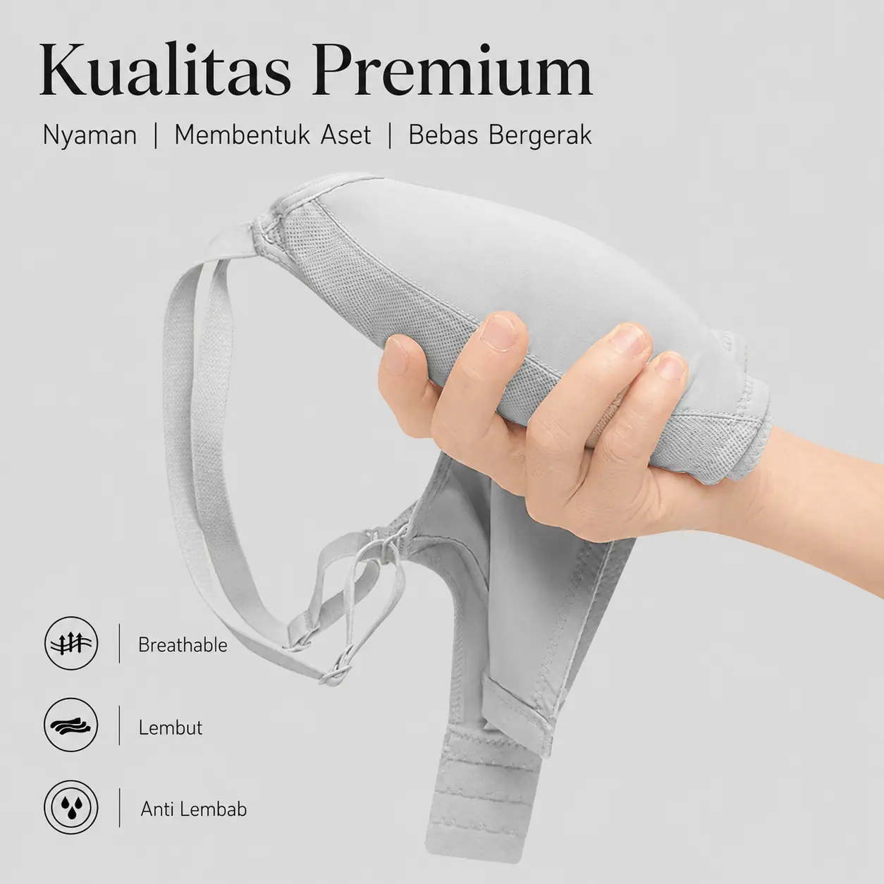 EDRAME bra seamless tanpa kawat 635 untuk aktivitas harian — detail 5